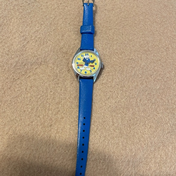 Smurf Time Kids Vintage Watch - Picture 2 of 5